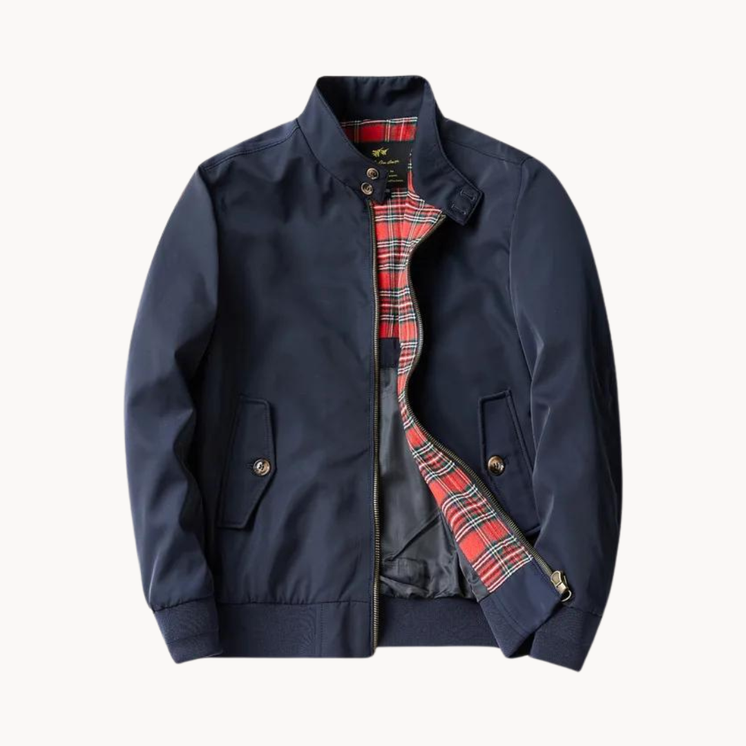 Veste en coton homme traditionnelle avec doublure tartan 0