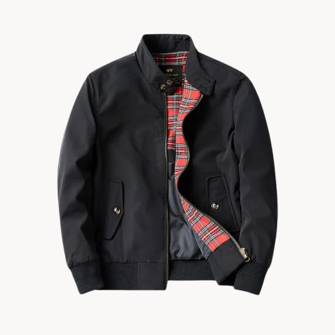 Veste en coton homme traditionnelle avec doublure tartan 8