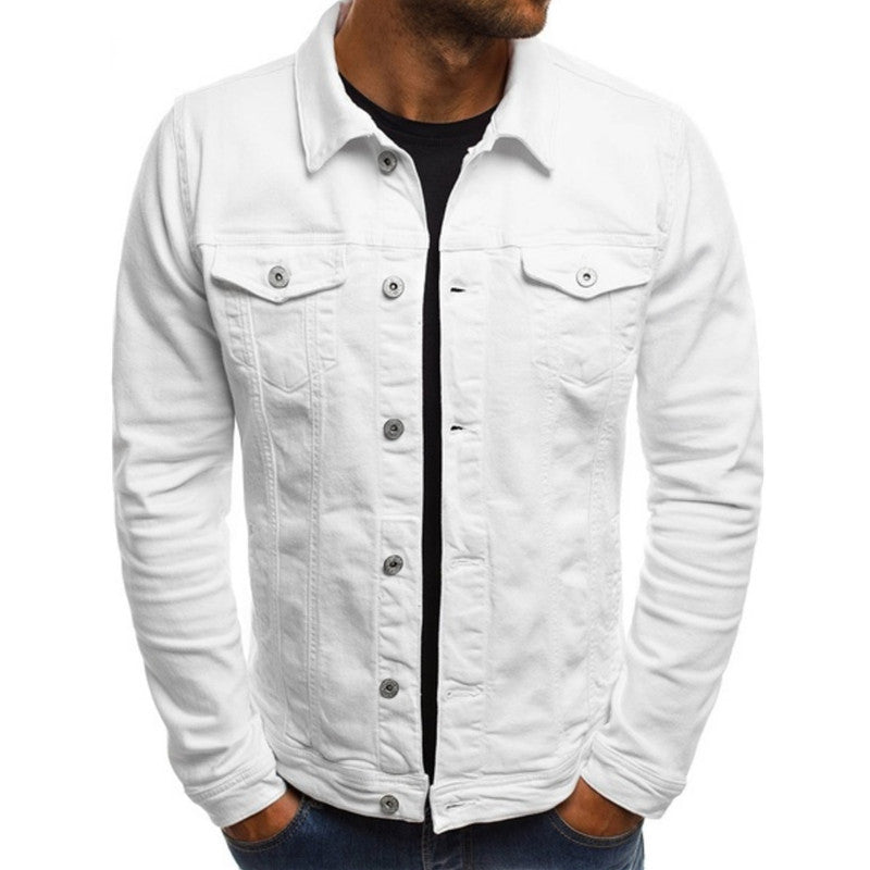 Veste en denim décontractée pour homme 0