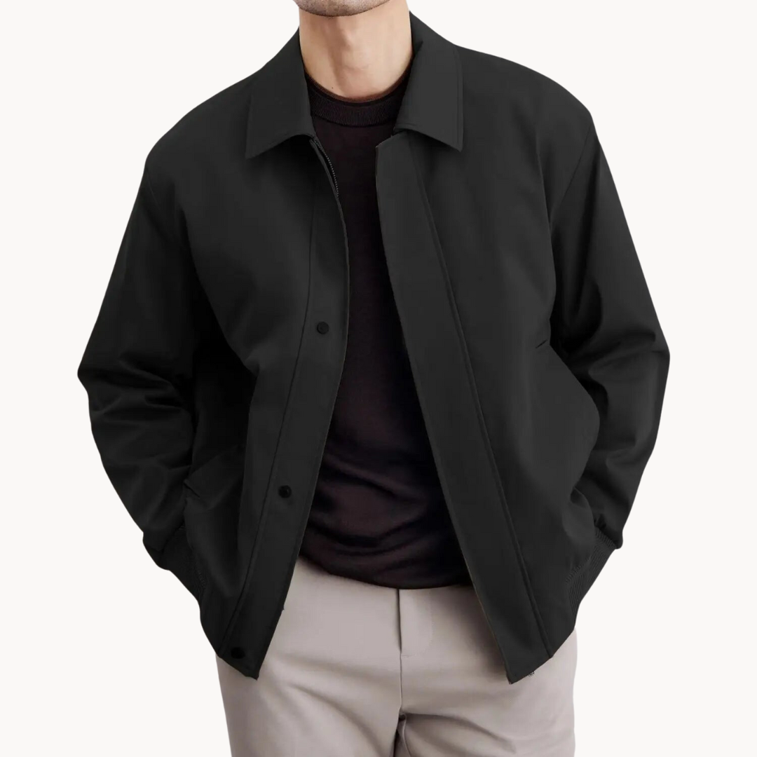 Veste en toile homme ajustée en polyester 1