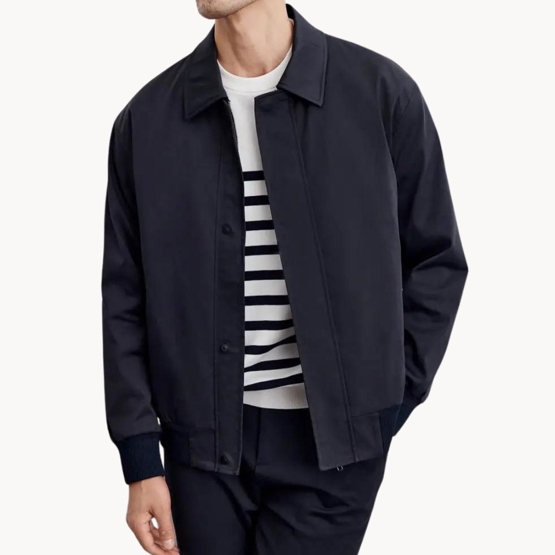 Veste en toile homme ajustée en polyester 2