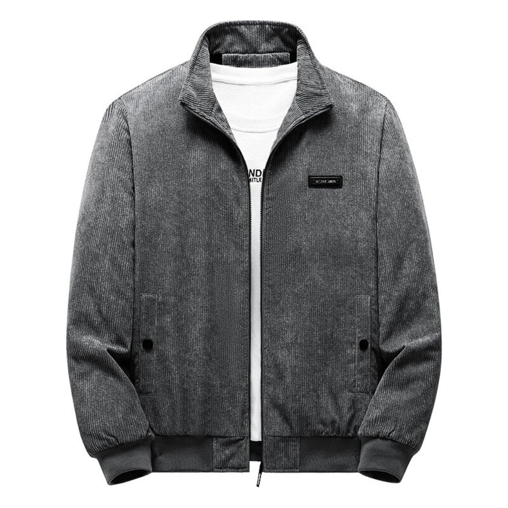Veste en velours côtelé rétro pour homme avec doublure sherpa 2