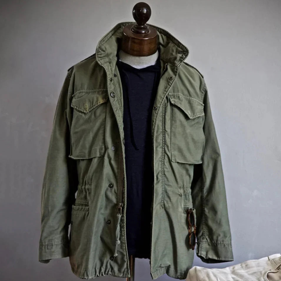 Veste homme en coton durable, style vintage et fonctionnel 0