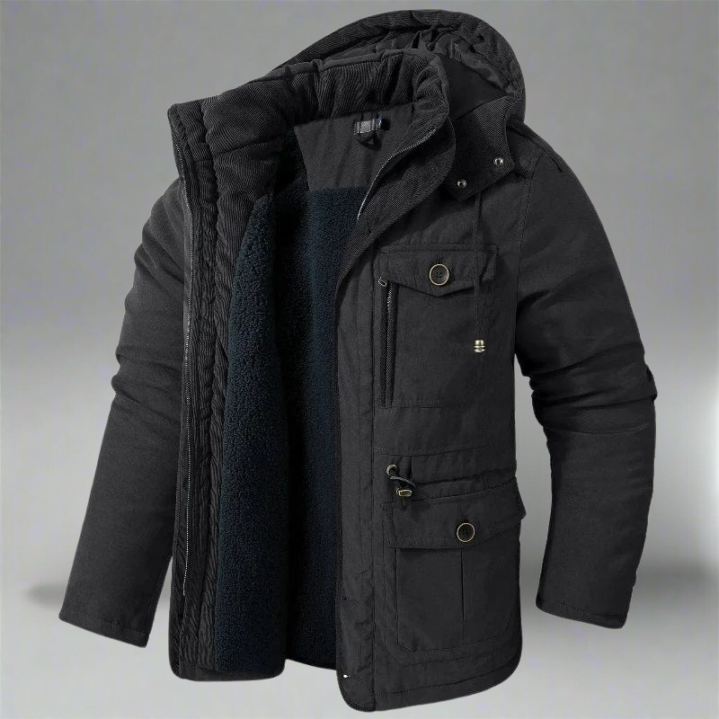 Veste isolante homme en tissu résistant pour extérieur 1