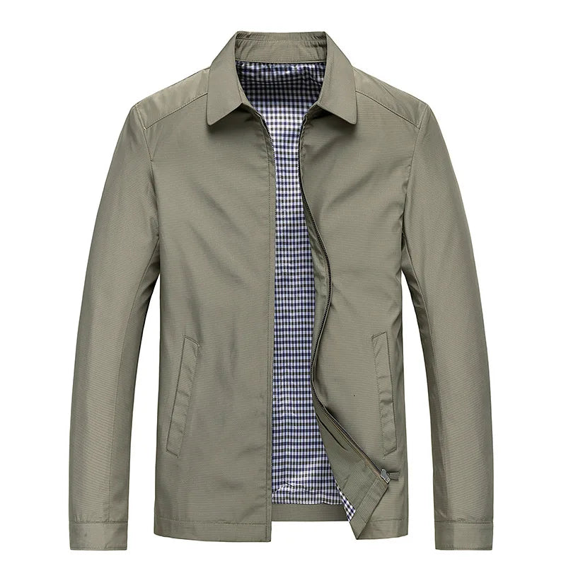 Veste légère en coton-polyester pour homme élégante 0
