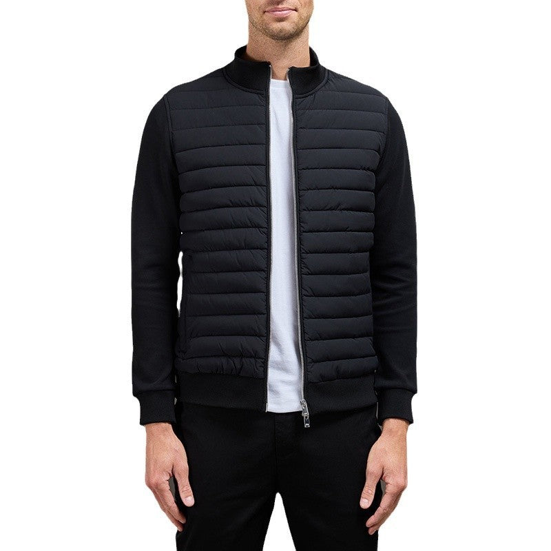 Veste légère en tissu respirant pour homme avec design matelassé 5