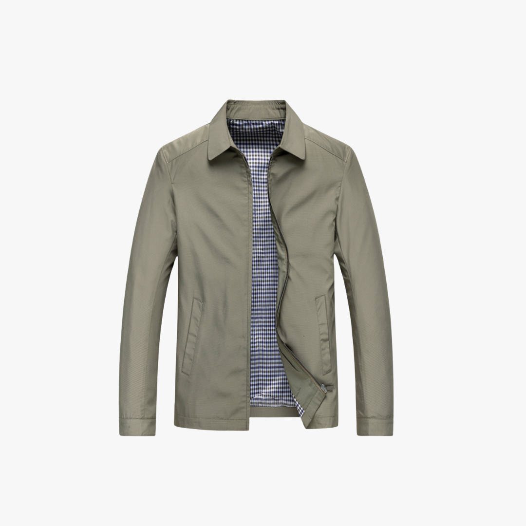 Veste légère homme décontractée coupe-vent en tissu respirant 3