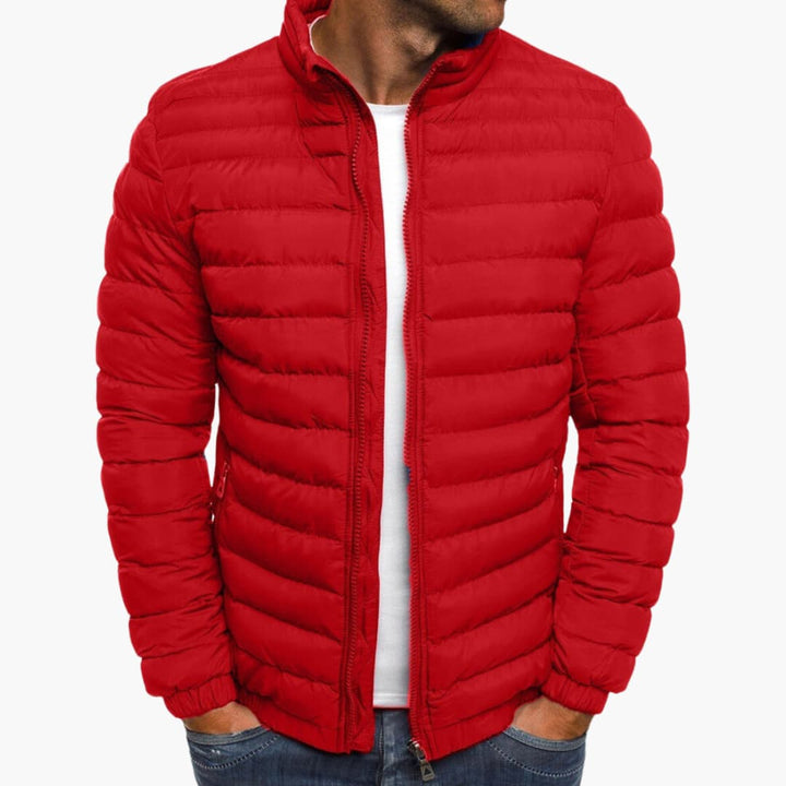 Veste moderne en rouge pour femme avec isolation premium 5